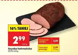 Biedronka Szynka hetmańska Biedronka oferta