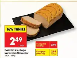 Biedronka Pasztet z całego kurczaka Sokołów oferta