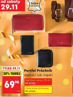 Biedronka Portfel Próchnik damski lub męski oferta