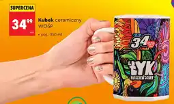 Biedronka Kubek ceramiczny WOŚP oferta