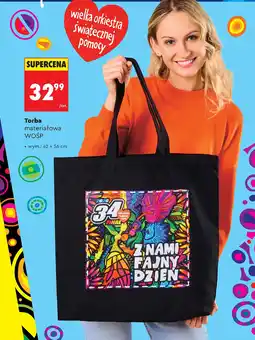 Biedronka Torba materiałowa WOŚP oferta