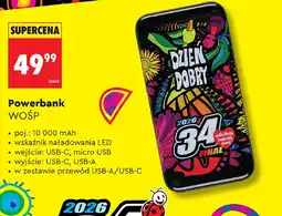 Biedronka Powerbank WOŚP oferta