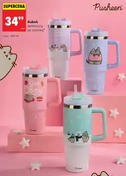 Biedronka Kubek termiczny ze słomką oferta