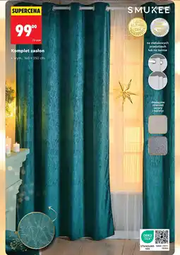 Biedronka SMUKEE Komplet zasłon oferta