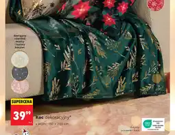 Biedronka SMUKEE Koc dekoracyjny oferta