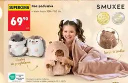 Biedronka SMUKEE Koc-poduszka oferta