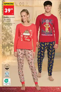 Biedronka Piżama damska lub męska z licencją oferta