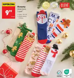 Biedronka CLEVÉ Skarpety dziecięce oferta