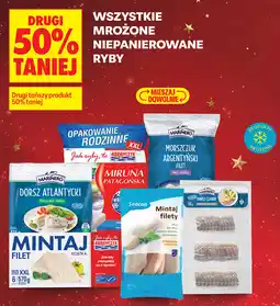 Biedronka Wszystkie mrożone niepanierowane ryby oferta