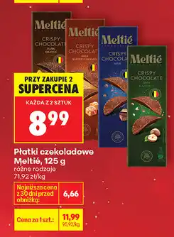 Biedronka Płatki czekoladowe Meltie, 125 g oferta