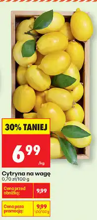 Biedronka Cytryna na wagę oferta
