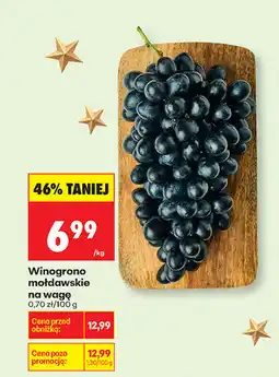 Biedronka Winogrona mołdawskie na wagę oferta