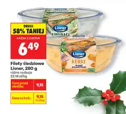 Biedronka Filety śledziowe Lisner, 250 g oferta