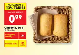 Biedronka Ciabatta, 80 g oferta