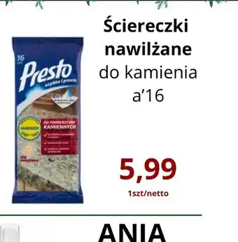 Triomen Sciereczki nawilżane Presto oferta