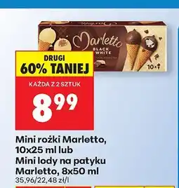 Biedronka Mini rożki Marletto, 10x25 ml oferta