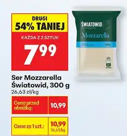Biedronka Ser Mozzarella 300 g Światowid oferta