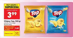 Biedronka Chipsy Top, 150 g solone oferta