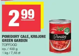 Spar Pomidory całe, krojone Green Garden Topfood oferta
