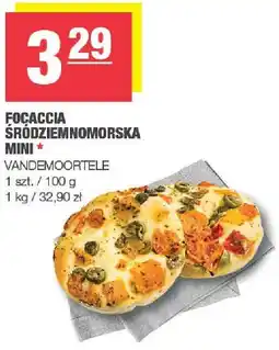 Spar Focaccia śródziemnomorska mini Vandemoortele oferta