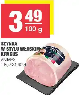 Spar Szynka w stylu włoskim Krakus Animex oferta