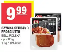 Spar Szynka serrano, prosciutto Bell Polska oferta
