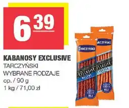 Spar Kabanosy exclusive Tarczyński wybrane rodzaje oferta