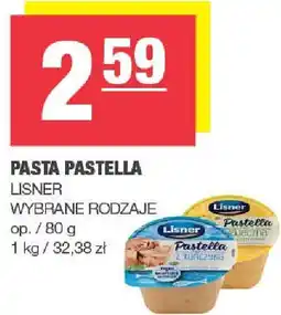 Spar Pasta pastella Lisner wybrane rodzaje oferta