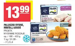 Spar Paluszki rybne, minta, łosoś Frosta wybrane rodzaje oferta