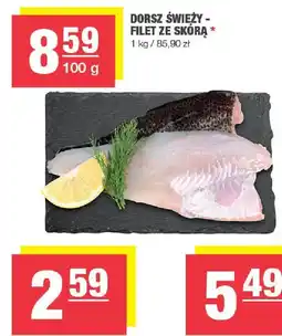 Spar Dorsz świeży - filet ze skórą SPAR oferta
