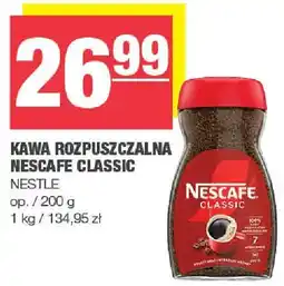Spar Kawa rozpuszczalna Nescafe Classic oferta
