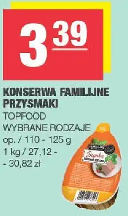 Spar Konserwa familijne przysmaki Topfood oferta
