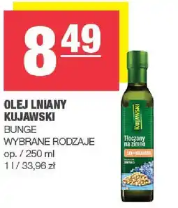 Spar Olej lniany Kujawski Bunge oferta