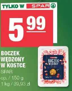 Spar Boczek wędzony w kostce Spar oferta