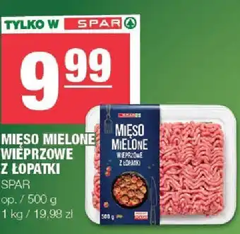 Spar Mięso mielone wieprzowe z łopatki Spar oferta