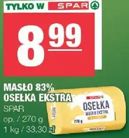 Spar Masło 83% Osełka Ekstra Spar oferta