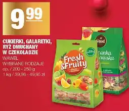 Spar Cukierki, galaretki, ryż dmuchany w czekoladzie Wawel oferta
