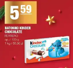 Spar Batoniki Kinder Chocolate Ferrero oferta