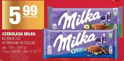 Spar Czekolada Milka Mondelez wybrane rodzaje oferta