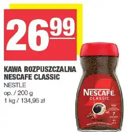 Spar Kawa rozpuszczalna Nescafe Classic Nestle oferta