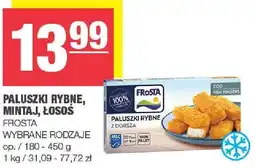 Spar Paluszki rybne, mintaj, łosoś Frosta wybrane rodzaje oferta