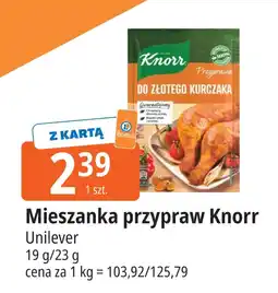 E.Leclerc Mieszanka przypraw Knorr do Złotego Kurczaka oferta