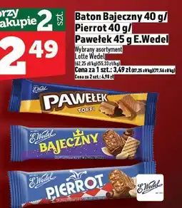 Topaz Baton Bajeczny 40g / Pierrot 40g / Pawełek 45g E.Wedel oferta