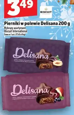 Topaz Pierniki w polewie Delisana 200 g Biscuit International oferta
