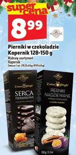Topaz Pierniki w czekoladzie Kopernik 128-150 g oferta