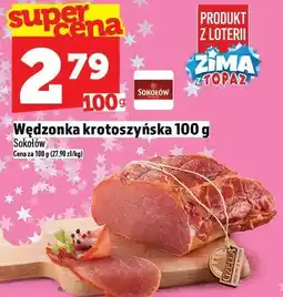 Topaz Wędzonka krotoszyńska 100g Sokołów oferta