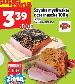 Topaz Szynka myśliwska/z czarnuszką 100g Pekpol oferta