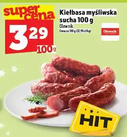 Topaz Kiełbasa myśliwska sucha 100g Olewnik oferta