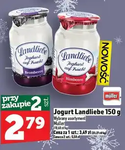 Topaz Jogurt Landliebe Muller 150g oferta