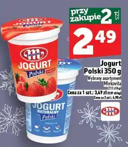 Topaz Jogurt Polski Mlekovita 350g oferta